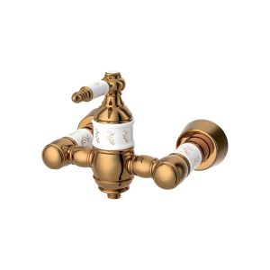 شیر سرویس بهداشتی کسری مدل توکیو سفید طلایی